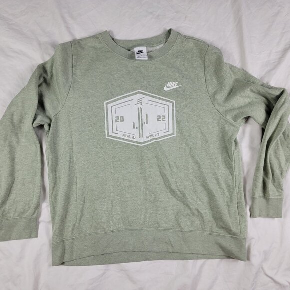 Nike Adults Large Green Pullover Sweater Mesa Arizona 1 - 3 2022 CQ5437-357 - Picture 1 of 11